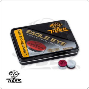 QTTEE12 Tiger Eagle Eye Tip – Box of 12 | Golden Break Billiards