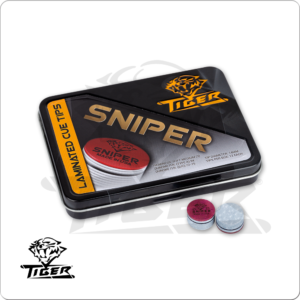 QTTSNP12 Tiger Sniper Tips – Box of 12 | Golden Break Billiards