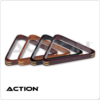 Wooden w/ Brass Corners Triangle Rack | Golden Break Billiards