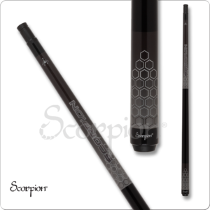 Scorpion – HD-Tech – Black & Grey – with Wooden Shaft | Golden Break Billiards