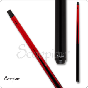 SCO120 Scorpion – Carbon Sneaky Pete – Red | Golden Break Billiards