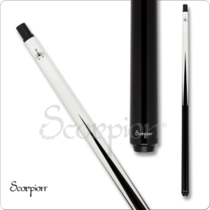 SCO121 Scorpion – Carbon Sneaky Pete – White | Golden Break Billiards