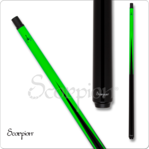 SCO123 Scorpion – Carbon Sneaky Pete – Green | Golden Break Billiards