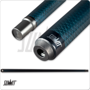 SUML18 Summit – Carbon – Blue Fishtail – Butt Only | Golden Break Billiards