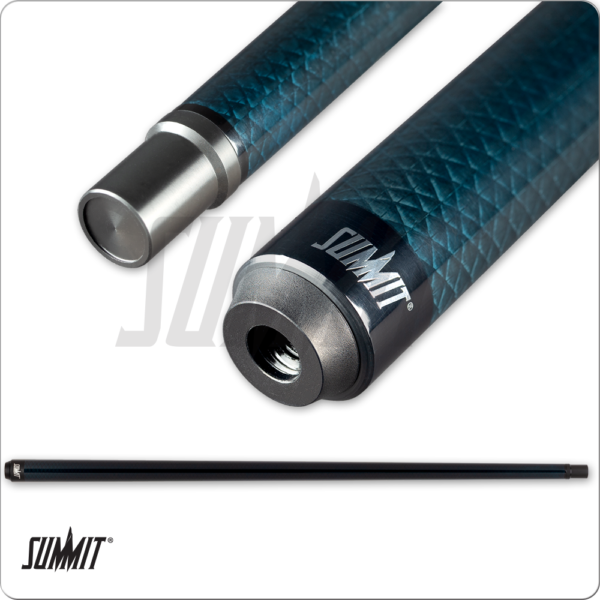 Summit - Carbon - Blue Fishtail - Butt Only