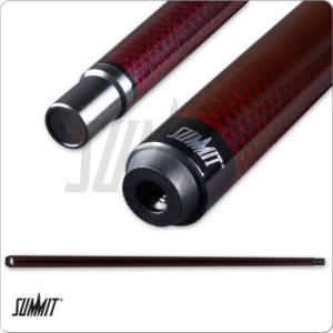 SUML19 Summit – Carbon – Red Fishtail – Butt Only | Golden Break Billiards