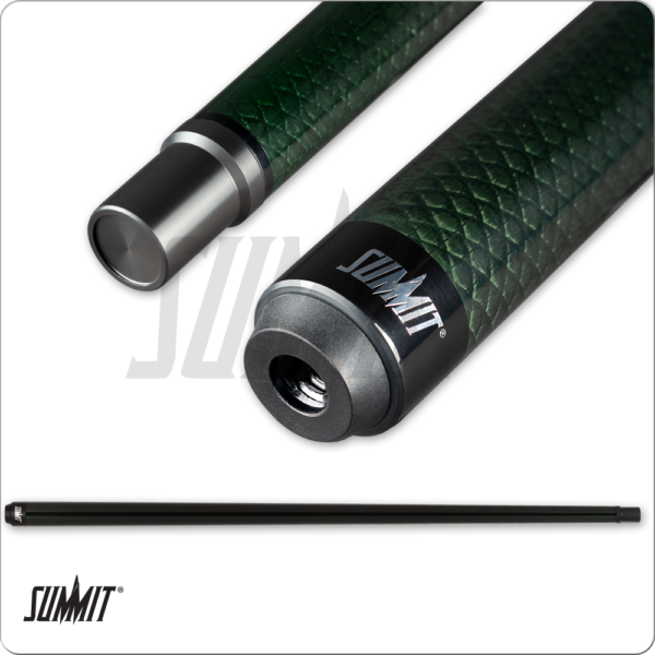 Summit - Carbon - Green Fishtail - Butt Only
