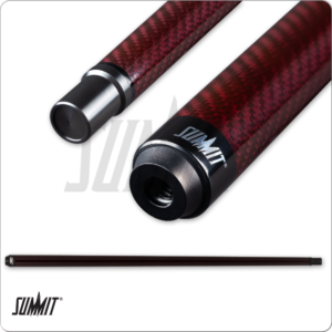 SUML22 Summit – Carbon – Red – Butt Only | Golden Break Billiards