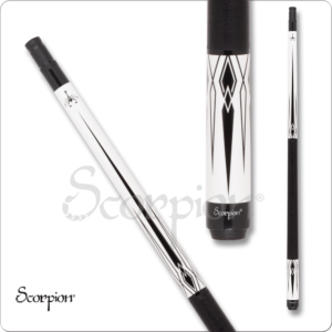 SW10 Scorpion – White w/ Black Points | Golden Break Billiards