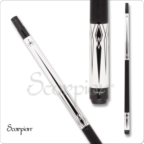 Scorpion – White w/ Black Points | Golden Break Billiards