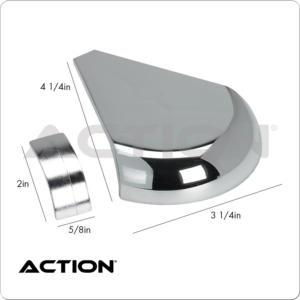 TP50581 Chrome Corner & Side Castings | Golden Break Billiards