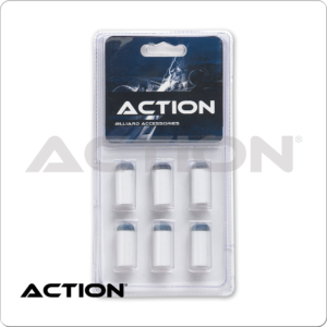 TR6SOB Blue Slip-On Tips & Ferrules – Pack of 6 – Blister Pack | Golden Break Billiards