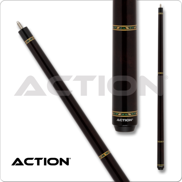 Action – Value – Brown w/ Gold & Green Rings | Golden Break Billiards