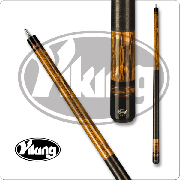 Viking – Bocote w/ Gold Pearl Rings | Golden Break Billiards