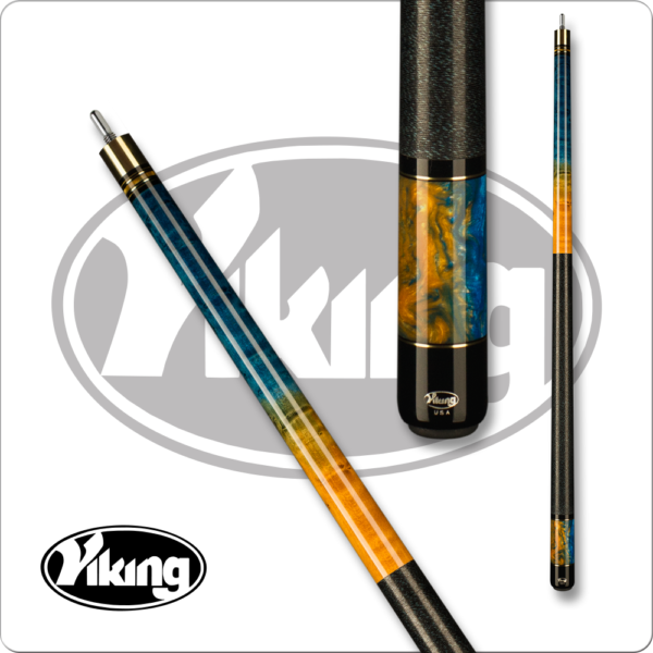 Viking – Ocean Blue & Yellow Sunflower Stain | Golden Break Billiards