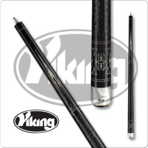 VIK611 Viking – African Black w/ Pearl Inlays – Leather Wrap | Golden Break Billiards