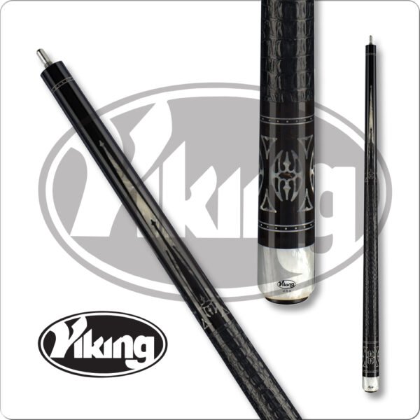Viking - African Black w/ Pearl Inlays - Leather Wrap