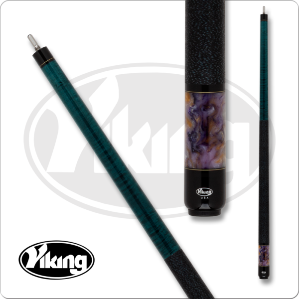 Viking – Bedlam – Teal Stain w/ Water Lily Pearl | Golden Break Billiards