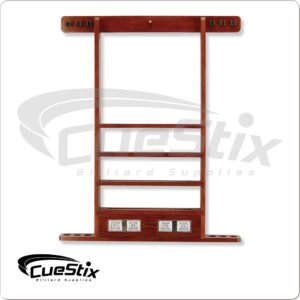WRSC Score Counter Deluxe 6 Cue Wall Rack | Golden Break Billiards
