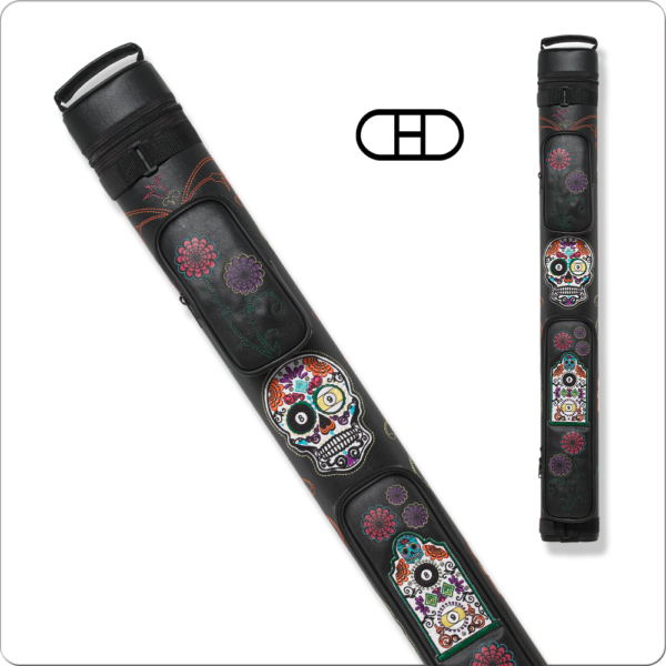Calavera – 2×2 – Stitch White Skull – Hard Case | Golden Break Billiards