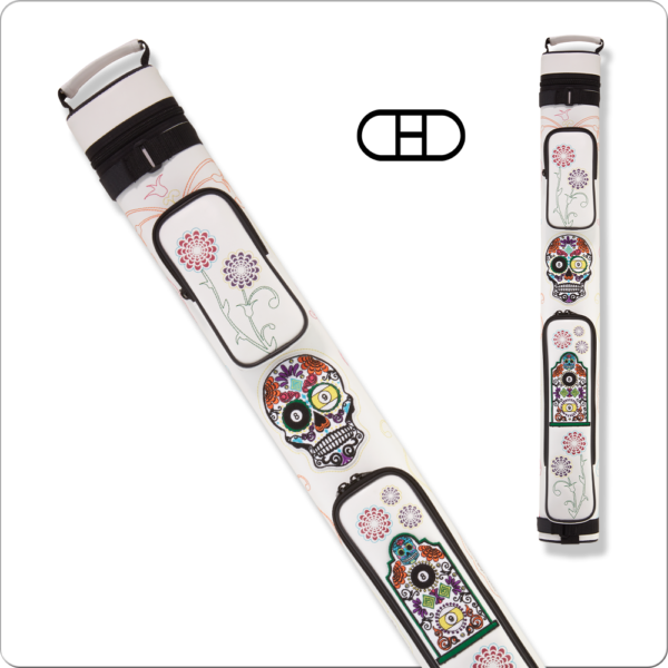 Calavera – 2×2 – White Stitch – Hard Case | Golden Break Billiards