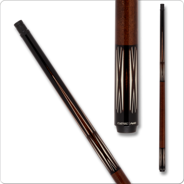 Cuetec – Avid Proof – Black w/ Whiskey Stain – No Wrap | Golden Break Billiards