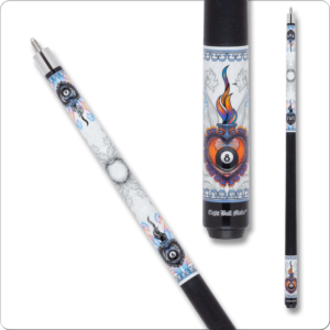 EBM13 Eight Ball Mafia – Flaming Heart | Golden Break Billiards