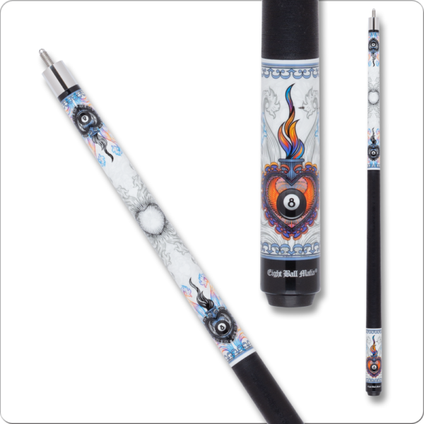 Eight Ball Mafia – Flaming Heart | Golden Break Billiards