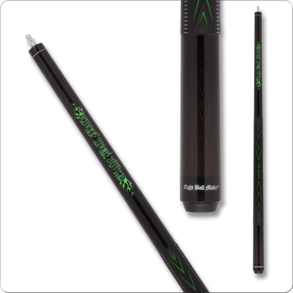 Eight Ball Mafia – Black w/ Green – Break – 25oz | Golden Break Billiards
