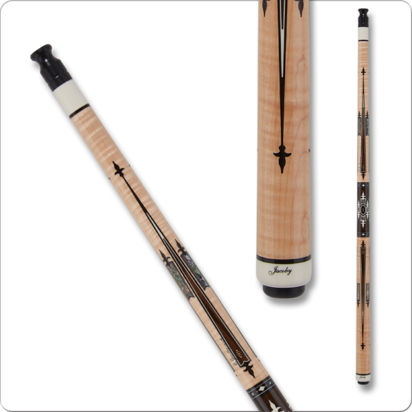 Jacoby – Maple w/ Long Speer Points & Abolone – No Wrap | Golden Break Billiards